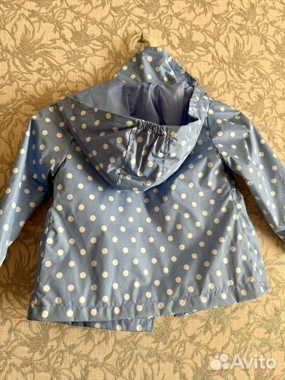 Ветровка плащ для девочки 92