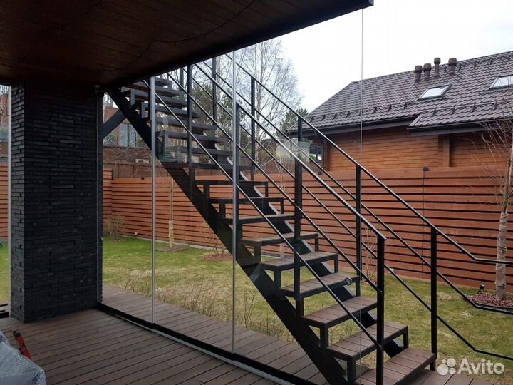 Безрамное остекление любые размеры