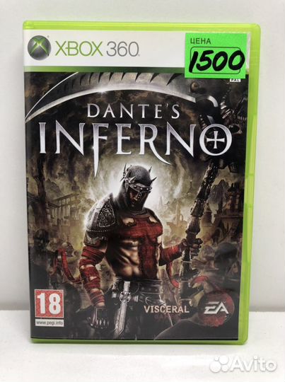Диск Dante Inferno для Xbox 360