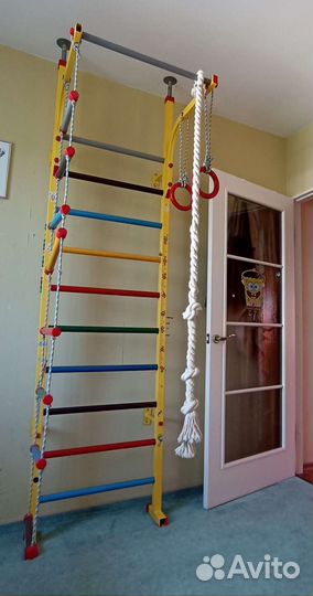 Детская шведская стенка бу деревянная