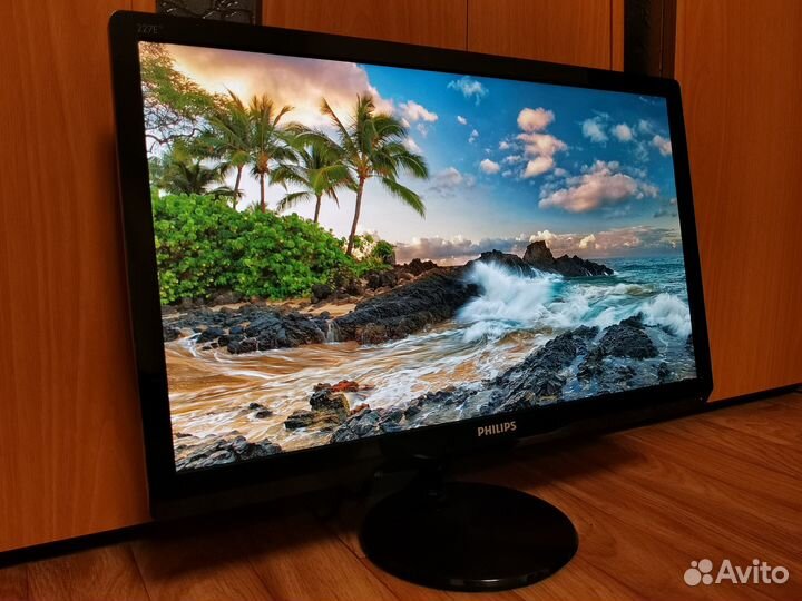 Монитор Philips 22 дюйма IPS матрица hdmi VGA