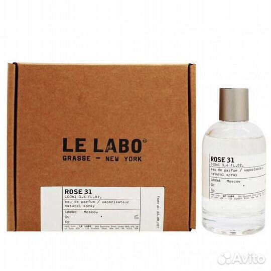 LE labo Rose 31 унисекс