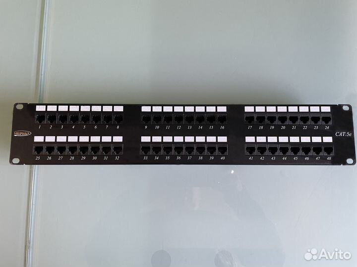 Патч-панель UTP, 19