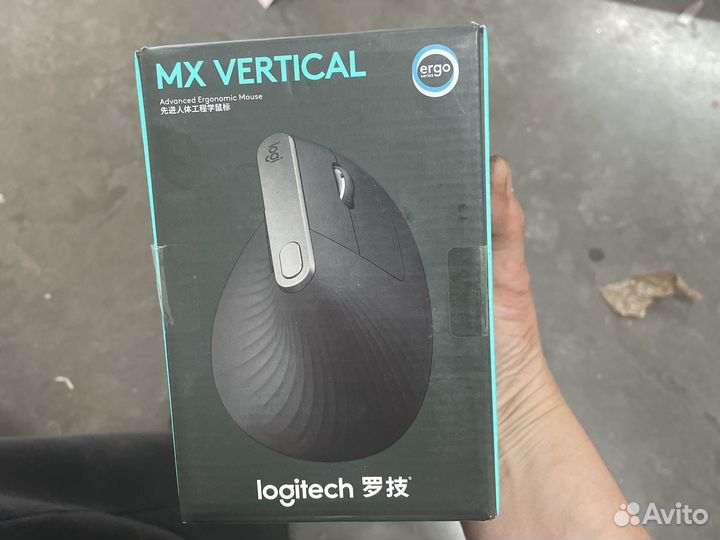 Беспроводная мышь вертикальная logitech