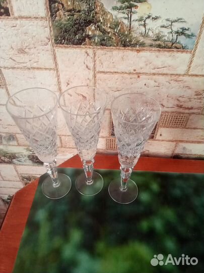 Хрустальные фужеры