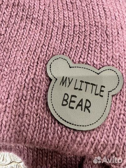 Шапка для девочки зимняя
