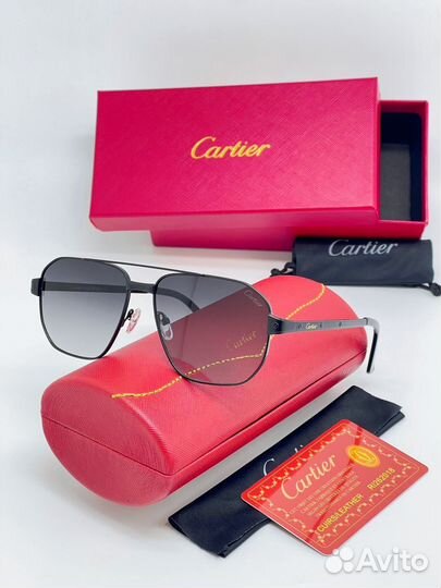 Солнцезащитные очки мужские cartier