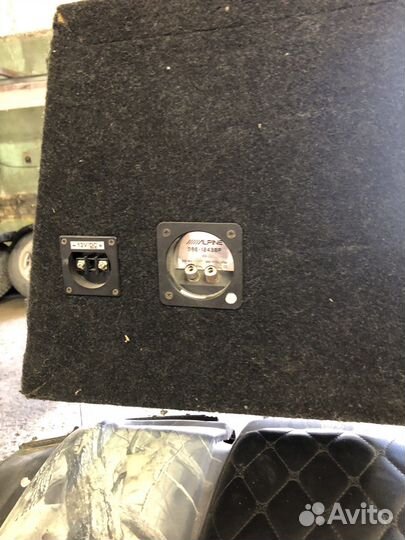 Сабвуфер alpine sbe 1243 bp
