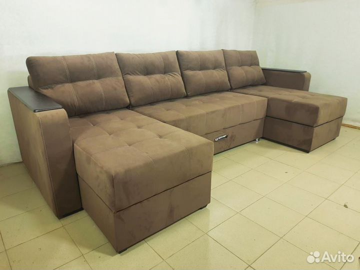 Диван п образный