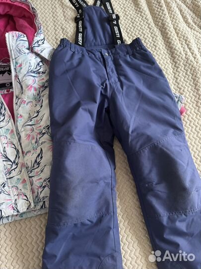 Зимний костюм для девочки Gusti 128