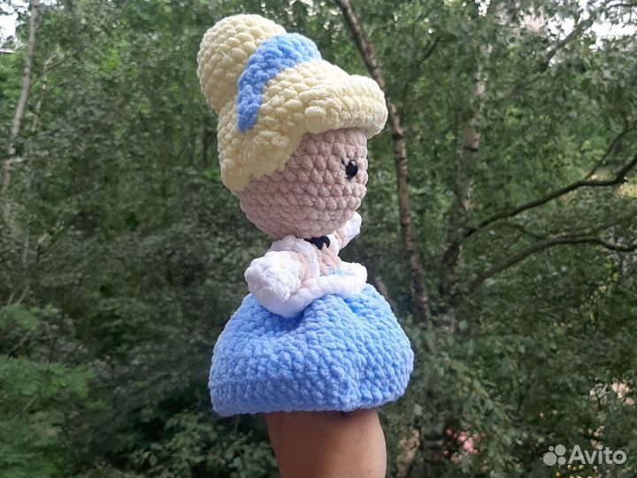Вязаные игрушки ручной работы. Золушка