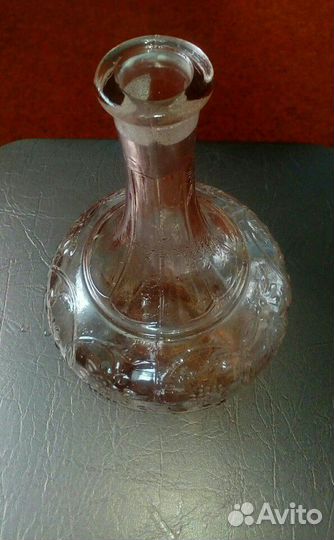 Графин розовое стекло СССР