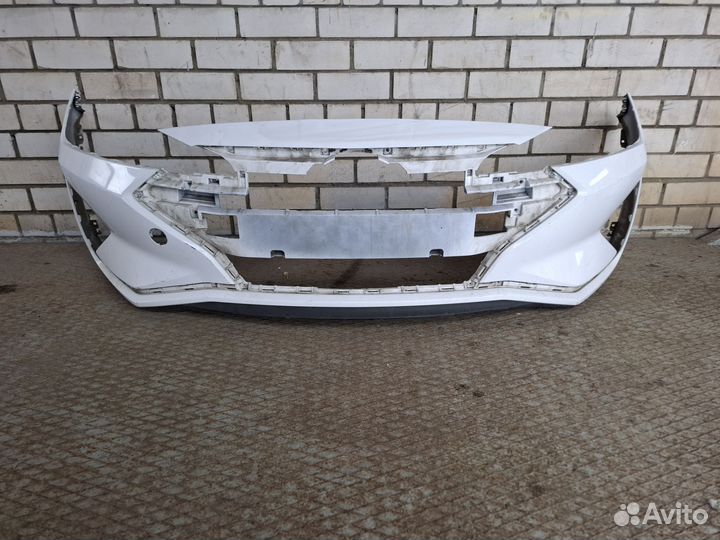 Бампер передний Hyundai Elantra 6 AD рестайлинг