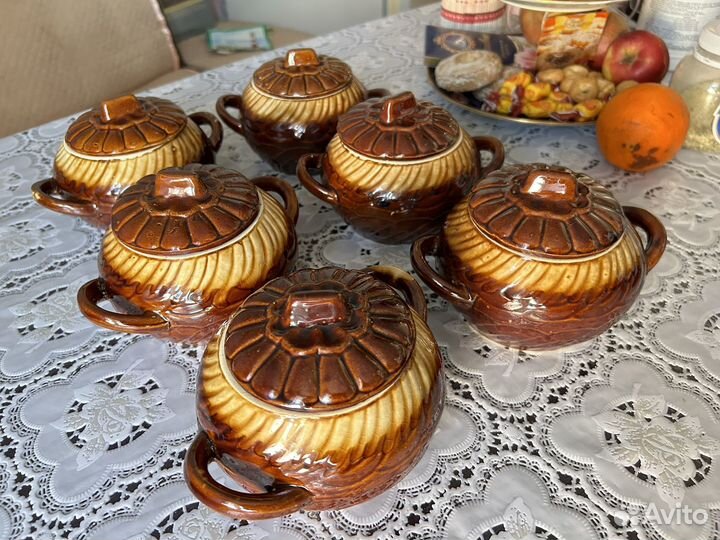 Горшочки для запекания 6 штук