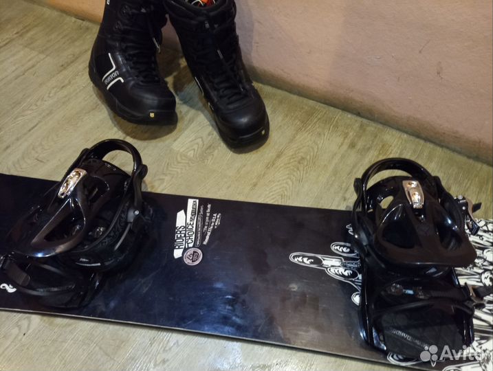 Сноуборд Gnu 157 см+K2+Burton. Полный комплект