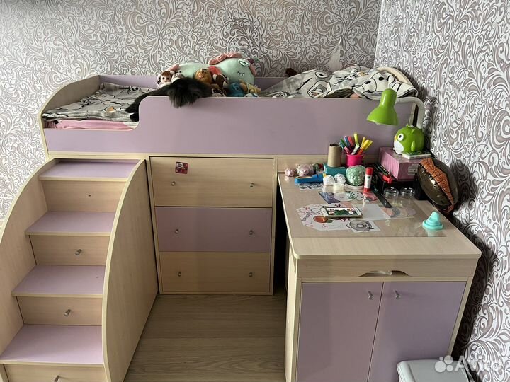 Детская кровать чердак