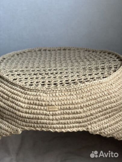 Джутовая лежанка домик для собаки, кошки из джута