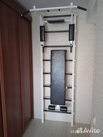 Шс Звезда+ турник 3 в 1 + скамья черная