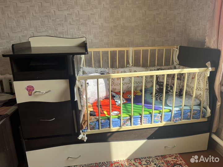 Детская кроватка трансформер