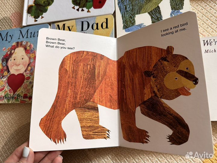 Книги для детей на английском картонные