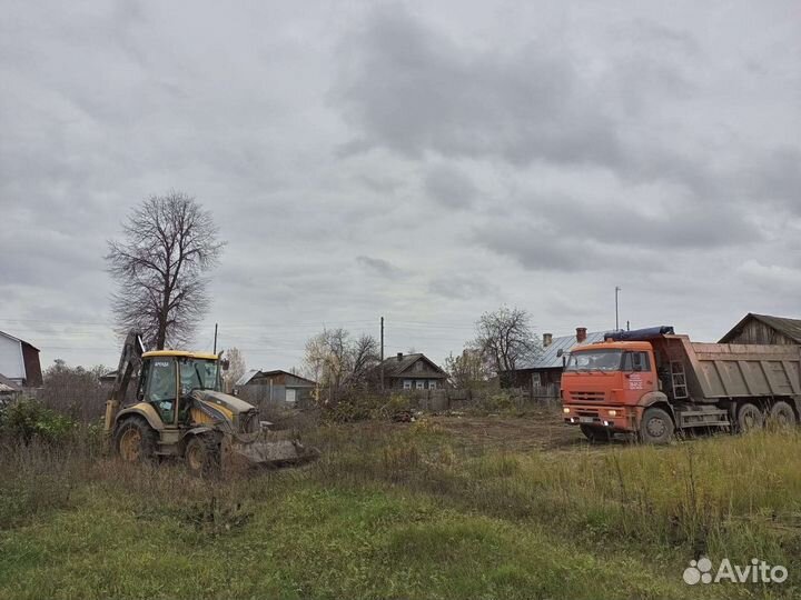 Расчистка участка, планировка участка