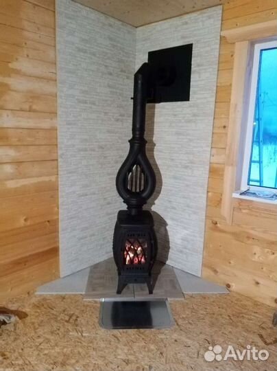 Монтаж дымохода. Установка Печей. Каминов