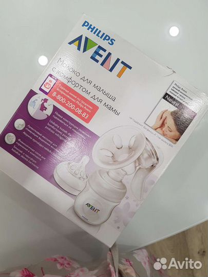 Молокоотсос ручной philips avent scf330
