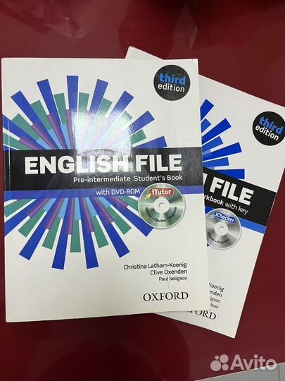 English File Pre-intermediate 3d edition комплект