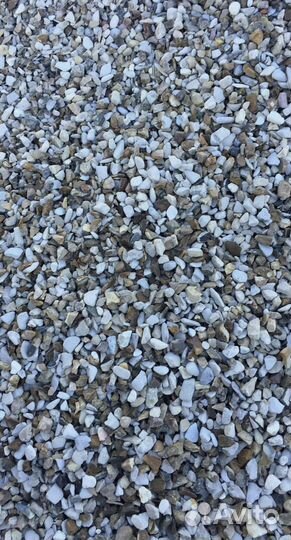 Щебень гравийный, все фракции