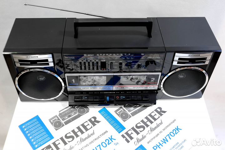 Стереофоническая Магнитола Fisher PH-W702K, 1989г