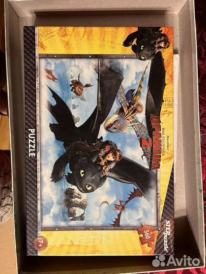 Пазлы как приучить дракона