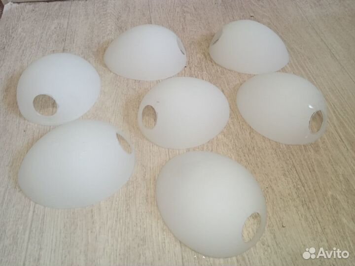 Плафоны для Люстры Разные Молочнобелые