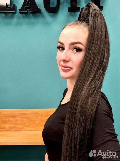 Хвост съёмный. Шиньон. Парик