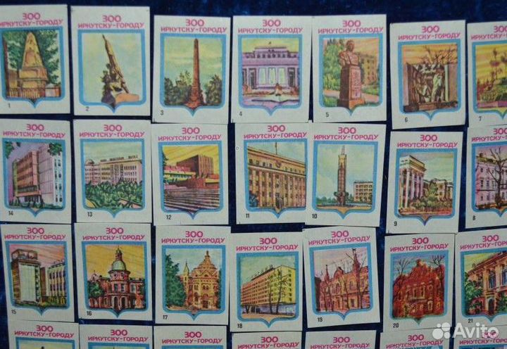 Наборы спичечных этикеток СССР новые