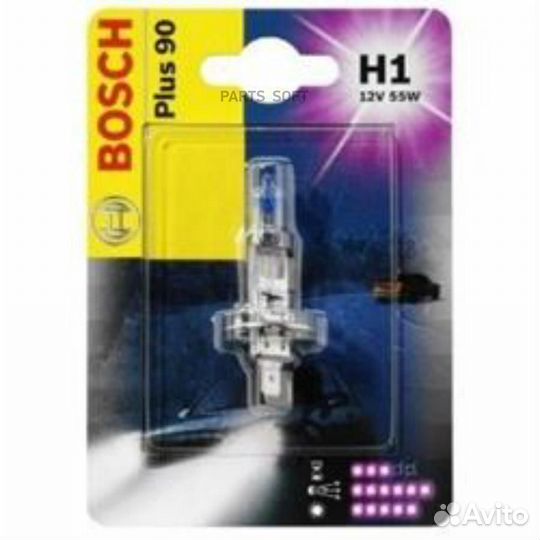 Bosch 1 987 301 076 Лампа bosch галогеновая H1 P14