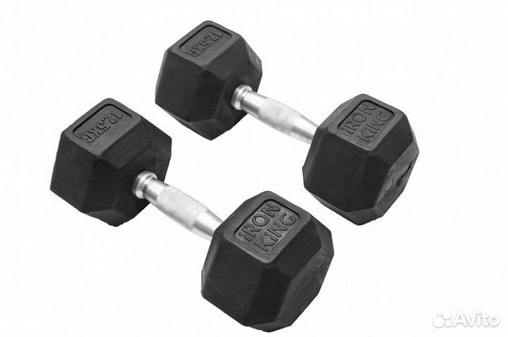 Гантели гексагональные 12,5 кг
