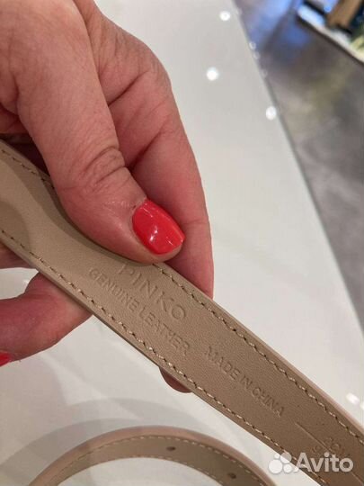 Pinko Ремень кожаный женский