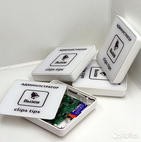 Кнопка вызова официанта с вашим лого и дизайном