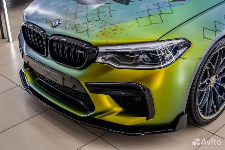 Накладка переднего бампера M5 F90 (M-power) 2021