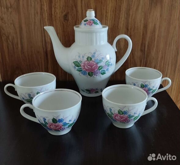 Сервиз чайный Прокопьевского фарфорового завода