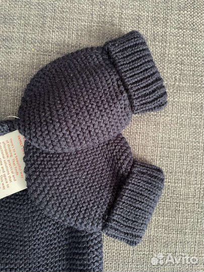 Комплект шапка и варежки