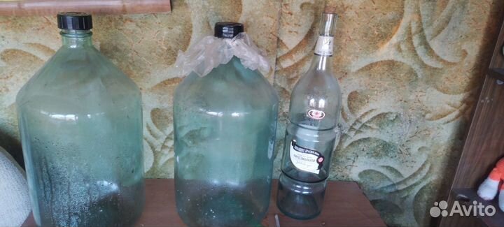 Бутылки стеклянная 20 литров