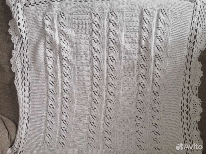 Плед детский вязаный