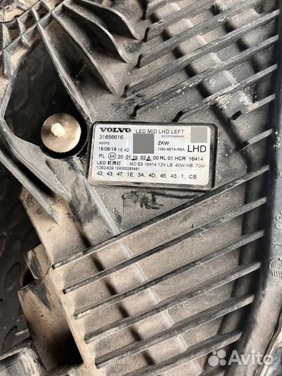 Фара светодиодная левая Volvo Xc60 2017-2022