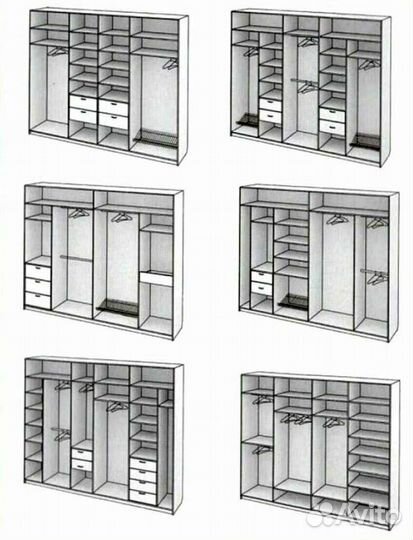 Встроенный шкаф-купе от производителя