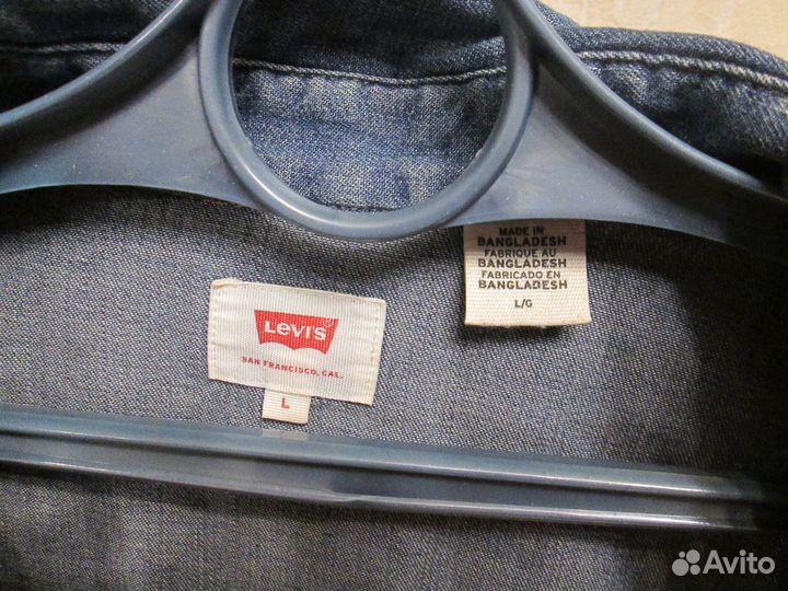 Джинсовая рубашка levis