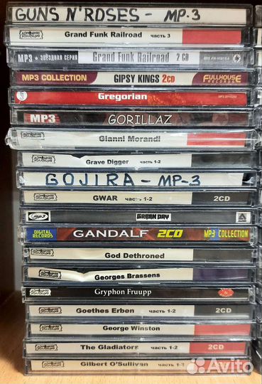 Mp-3 сборники зарубежной музыки G-O