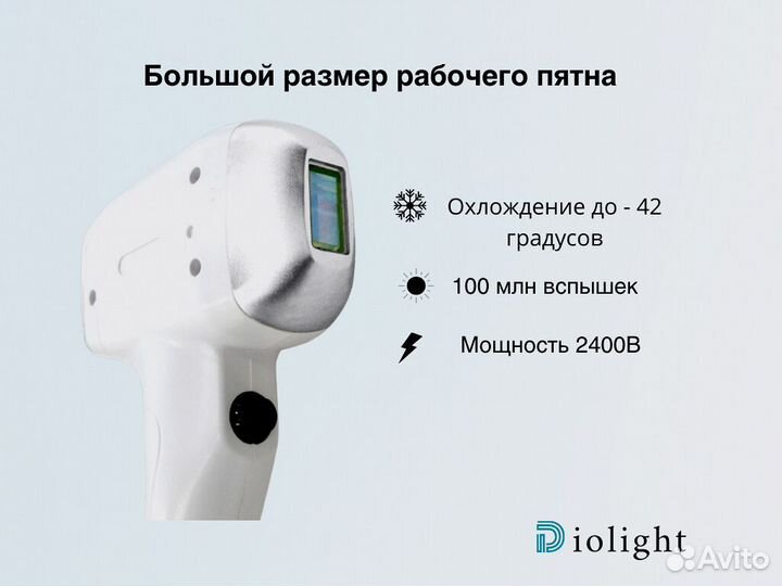 Диодный лазер DioLight Ultra'Max 2400вт рассрочка