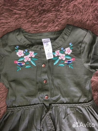 Платье на девочку фирмы «Картерс» 92