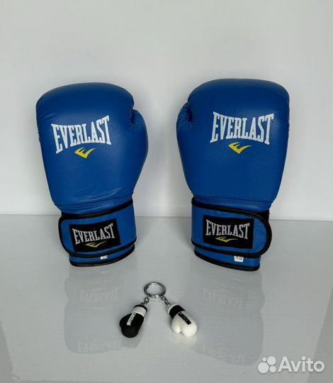 Боксерские кожанные перчатки Everlast